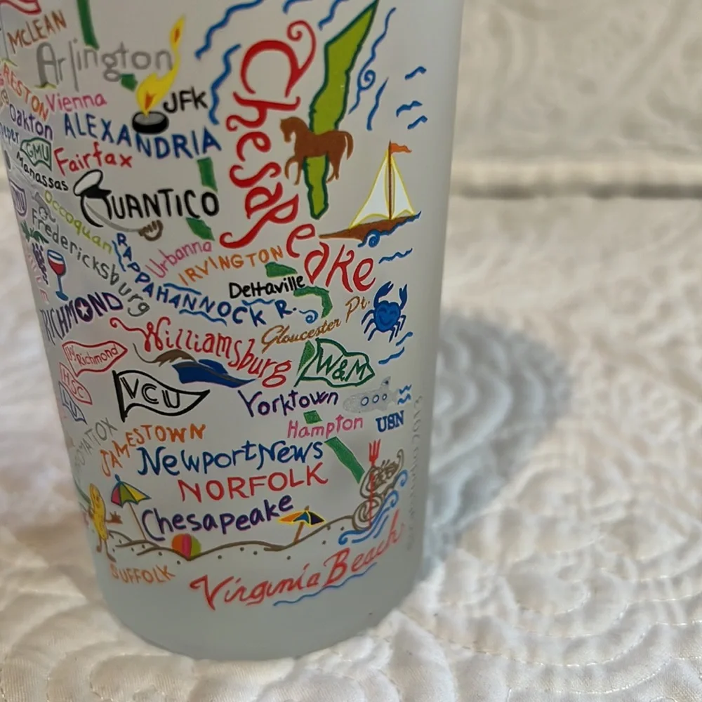 Virginia Drinking Glass, set of‎ two